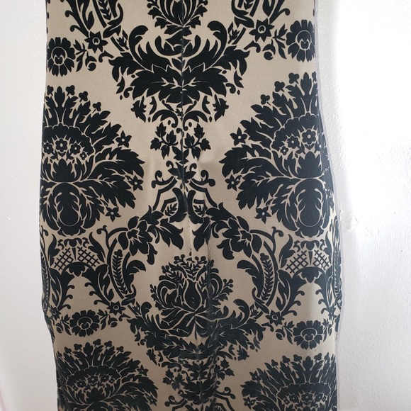 BLACK AND BROWN AIDAN MATTOX DRESS - Picture 7 of 7